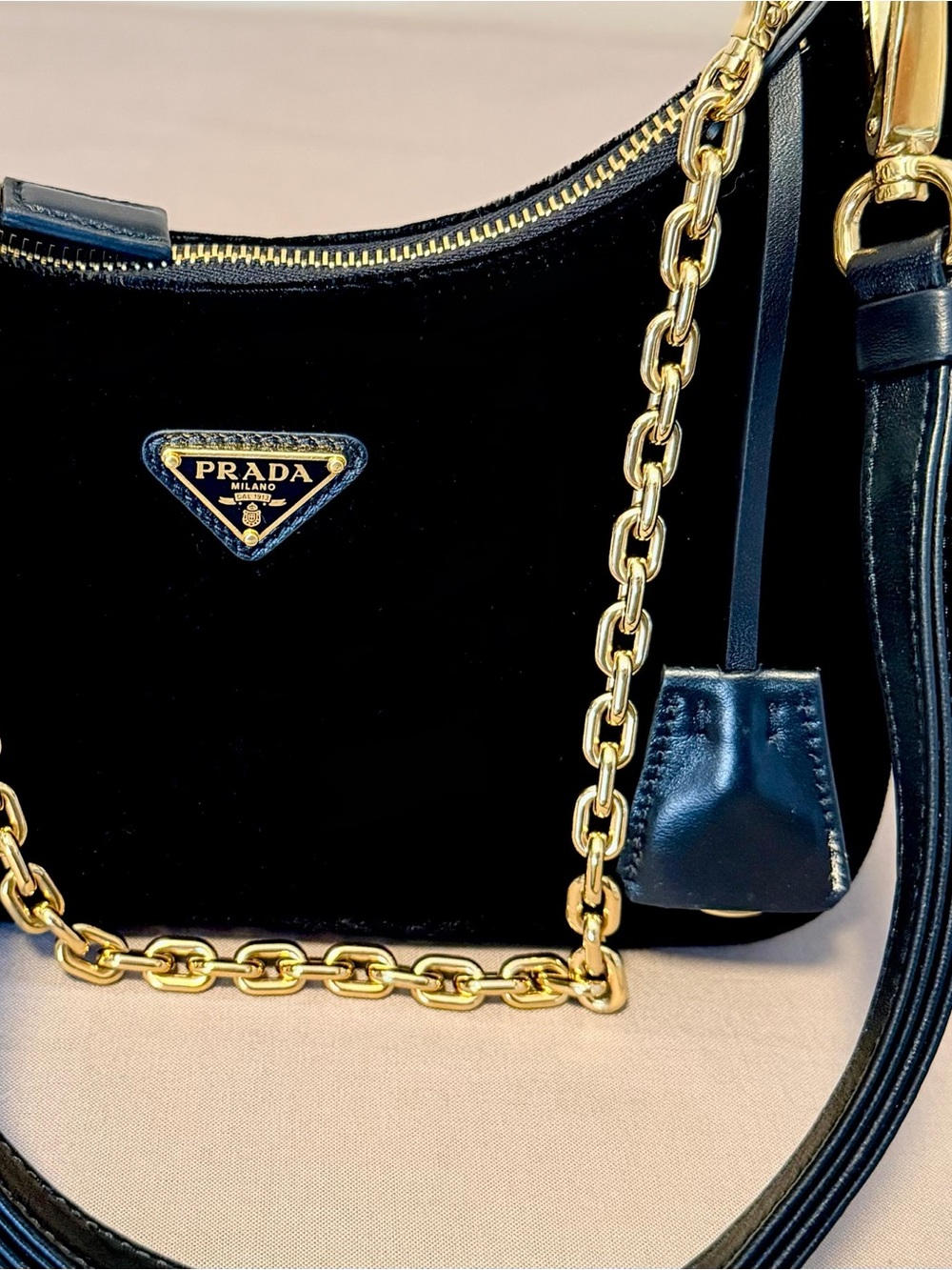 Prada Re-Edition Mini Velvet Bag